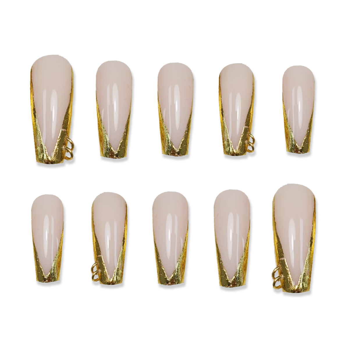 NAF! Hand-Painted Press On Nails
