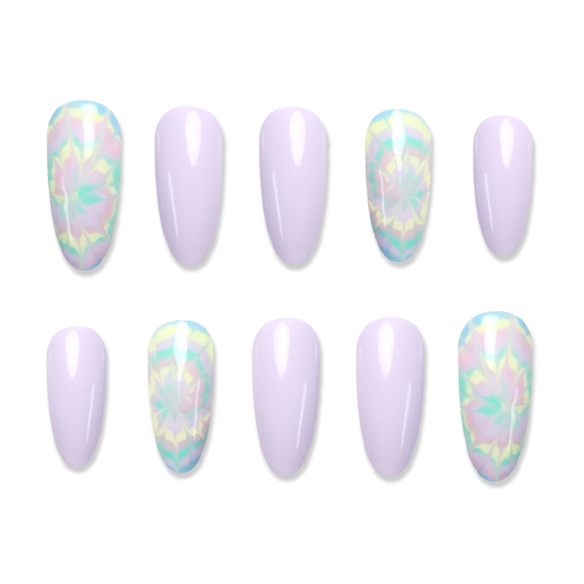 NAF! Hand-Painted Press On Nails