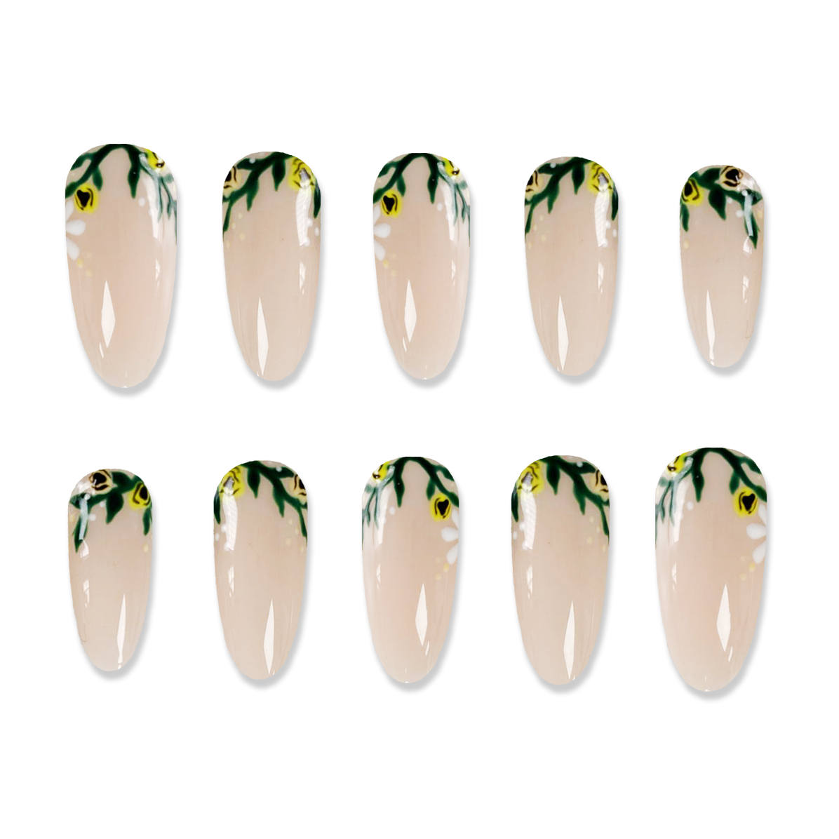 NAF! Hand-Painted Press On Nails