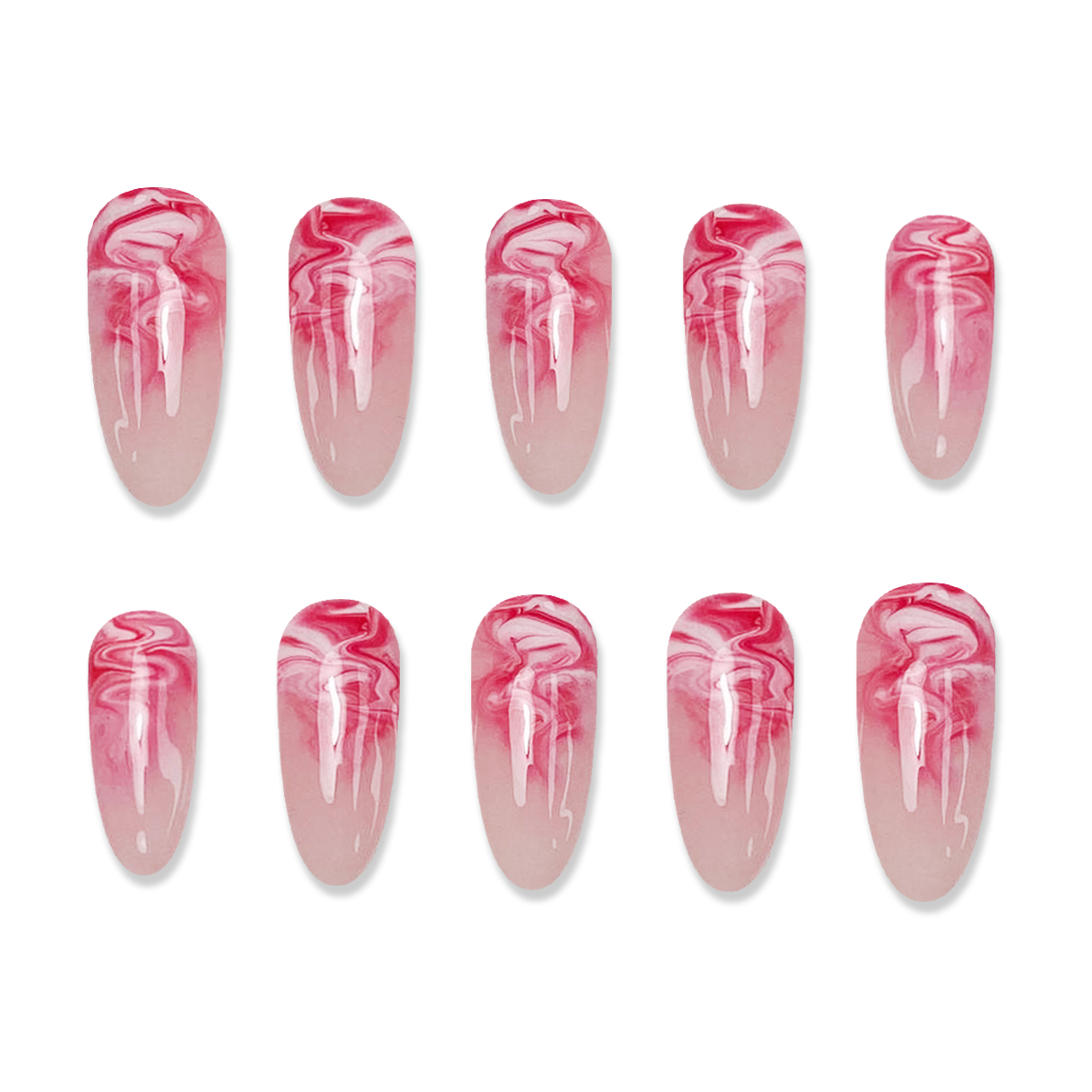 NAF! Hand-Painted Press On Nails