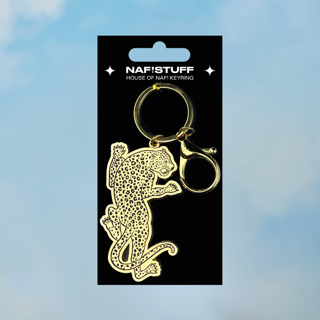House of NAF! Leopard Keyring