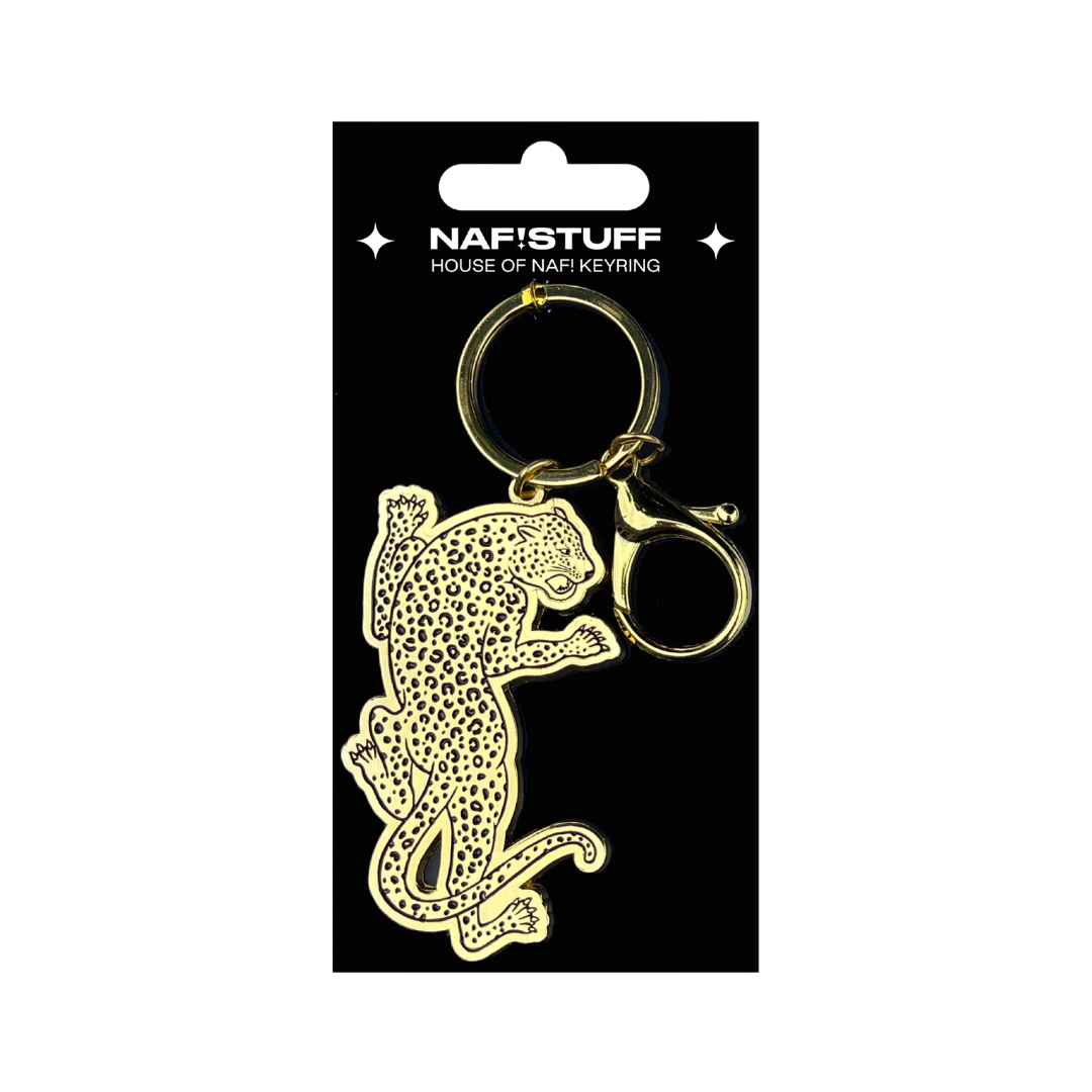 House of NAF! Leopard Keyring